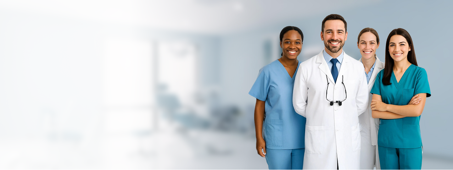 Healthcare professionals team