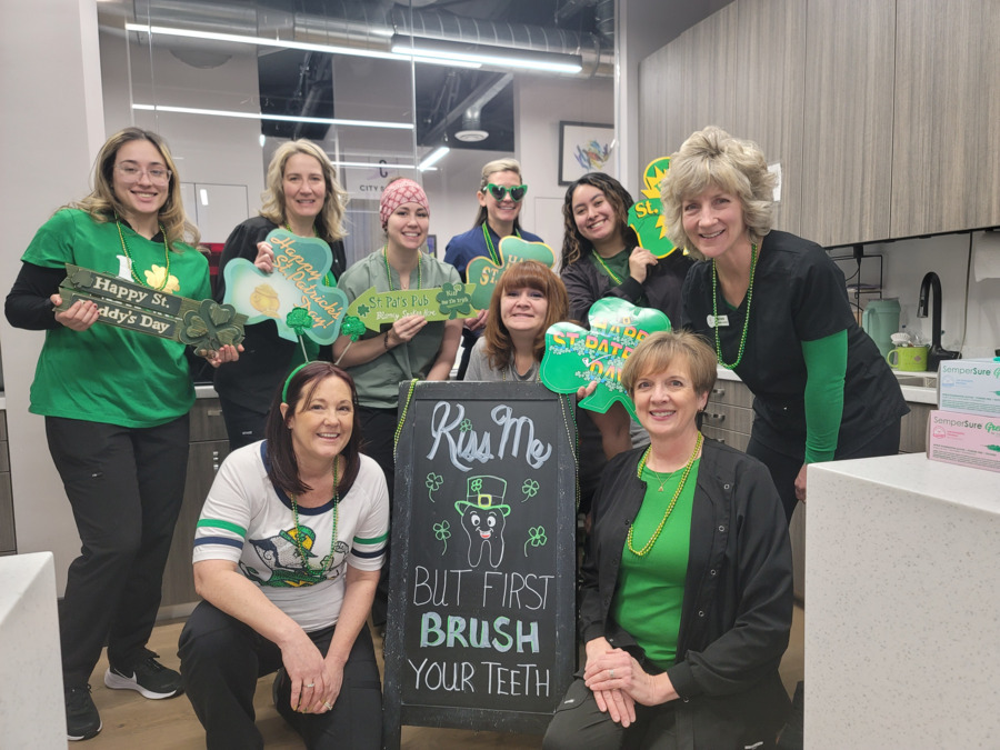 A photo of City Square Dental Care(Jobs at Dentist)# 2:St. Patrick's Day Fun!